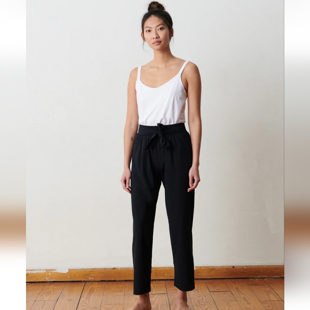 ADAY Black Easy Days Pants - size L- EUC (basically NWOT)